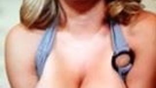 BRANDY'S TITS UNLOADED ON (OLD)