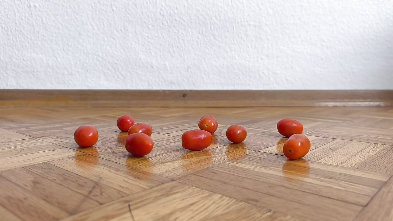 Huge Legs Vs. Cherry Tomatoes