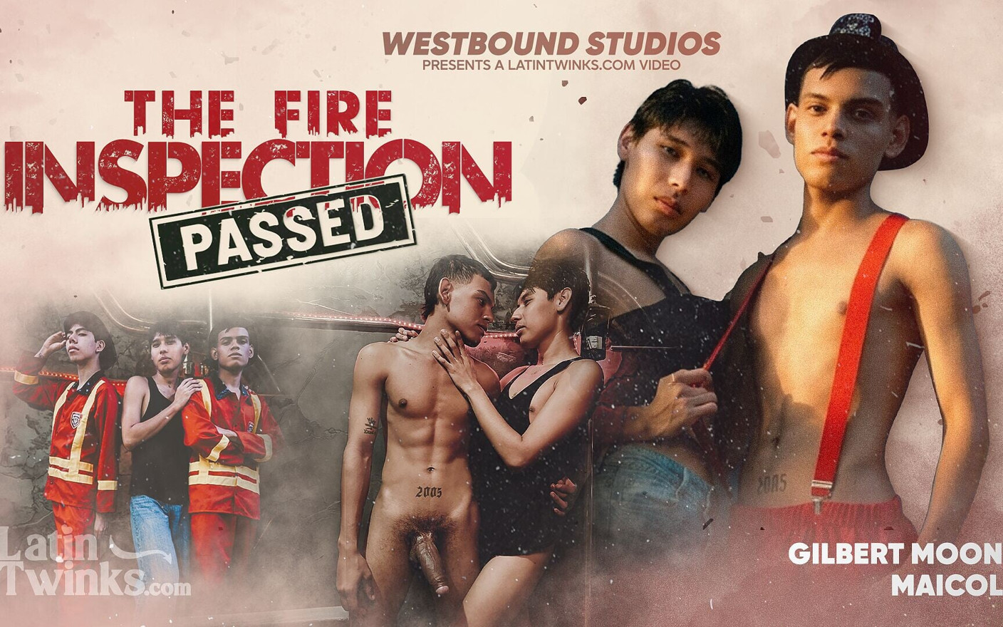 Gilbert Moon Can't Afford to Close His Club, so He Pays Firefighter Maicol with a Blowjob and His Ass