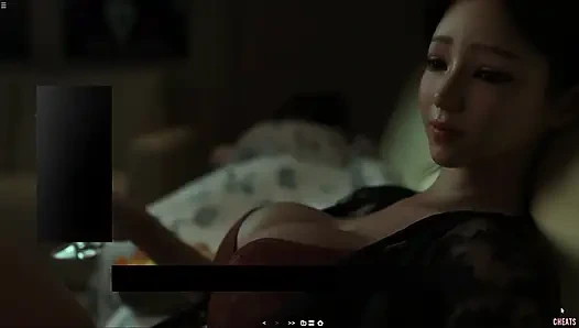 Japanese Stepmom Showing Her Lingerie Bra And Panties Boobs Cleavage