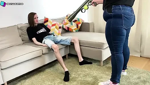 Detonation of Testicles! His Crotch Hates Us so Much Haha! - Dave Moon - Jennifer - Bbusting (ballbusting)