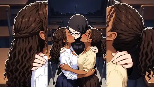 Tesettürlü Müslüman kızlar tek başına azdırıyor ve tek başına twerk yapıyor - en iyi baştan çıkarıcı şaplak, zıplama ve tesettür bölüm 1