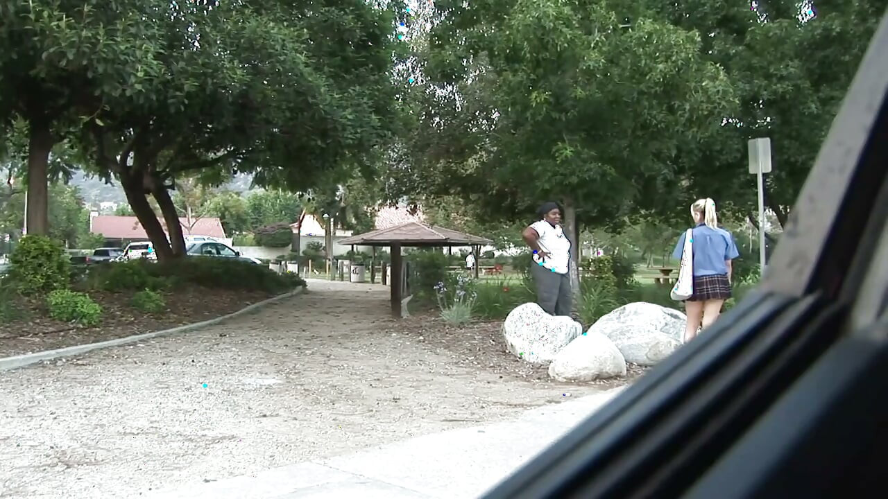 Big booty white neighbor gets pounded