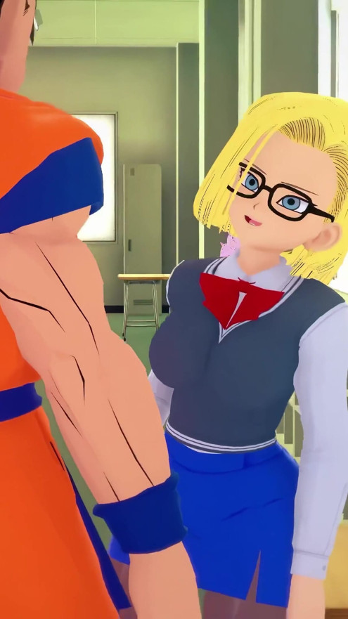 Android 18, Videl'in gohan'ı sikişini izlemesini seviyor - dragonball zex serisi | Klip 2