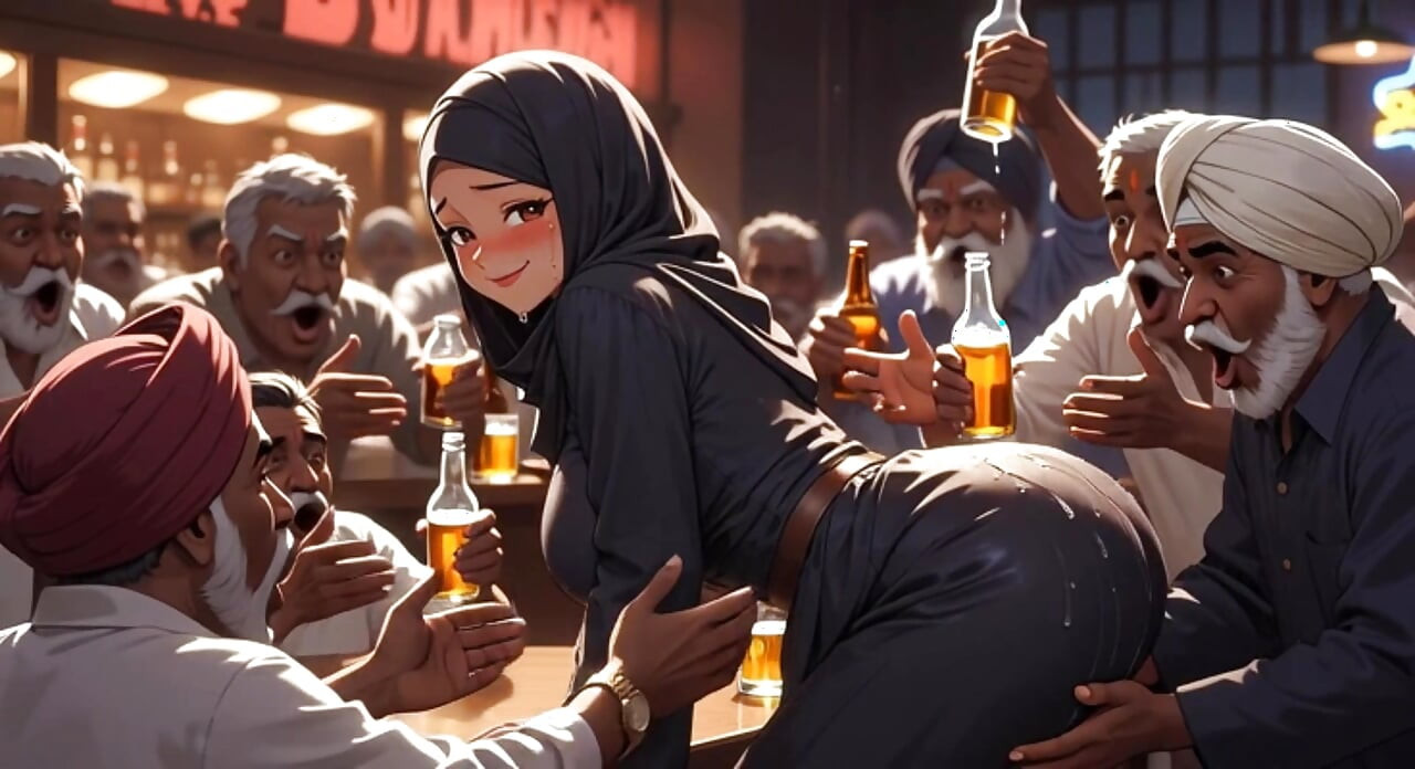 Muslim Babes Twerking Comp: Beer-Soaked Sluts Grouped in Indian Bars