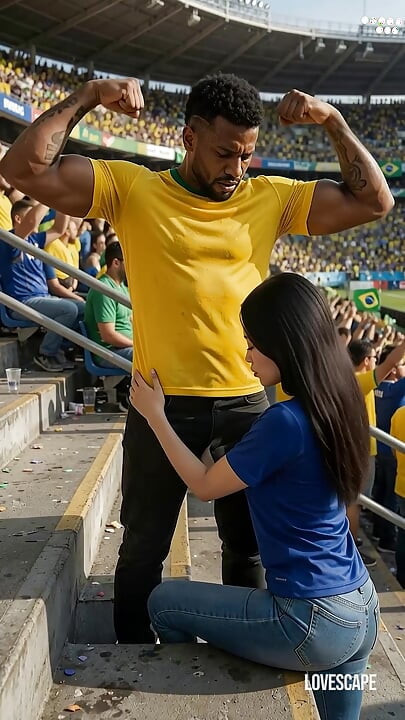 Japanese Baddie Gets The Brazilian Treatment (AI)