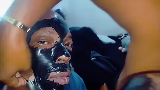 Perawatan wajah pelacur penurut dicrot di muka