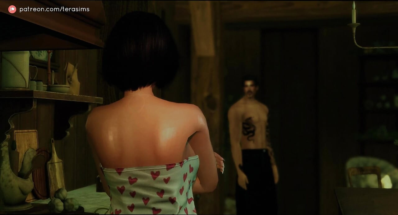 Sims 4 - Ik neukte de hete milf moeder van mijn beste vriend, 3D-porno