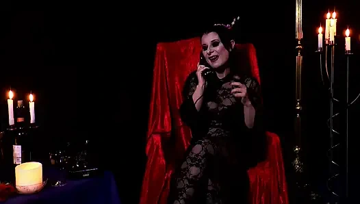 Bound Goth Babe in Lingerie Gets Intense Cock Ride