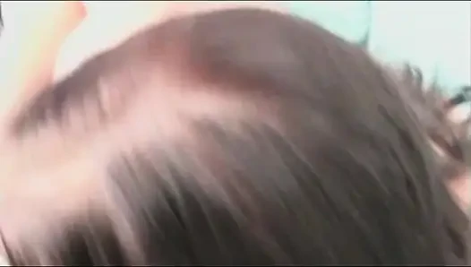 Shy Girl Goes Wild on the White Cock