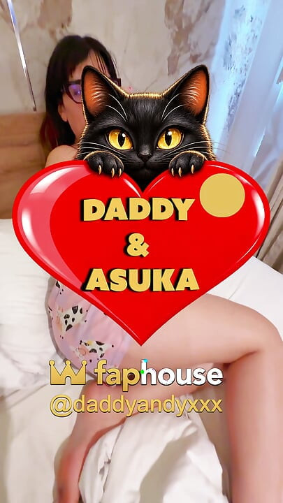 Snack time daytime naughty fun for daddy and Asuka