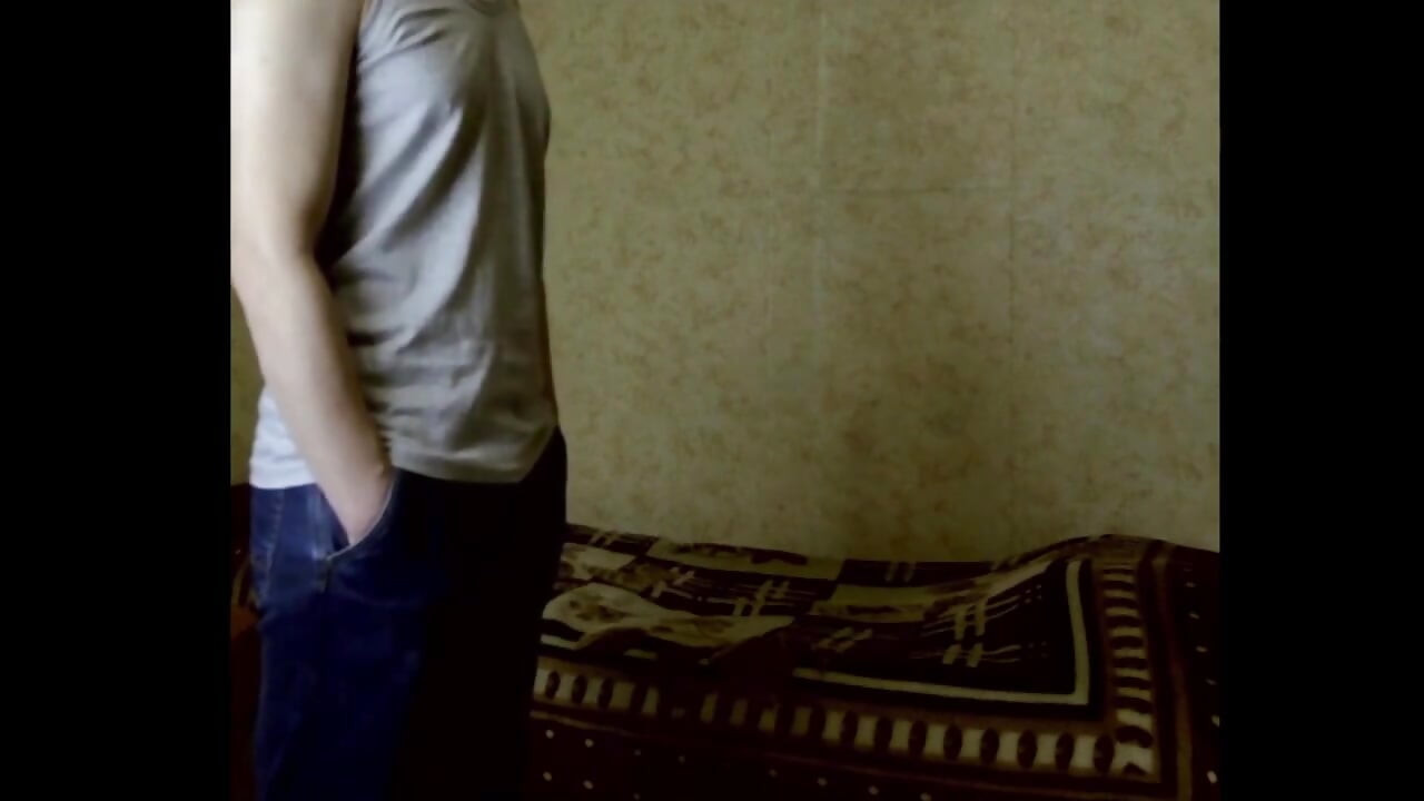 A guy with an imperfect body twirls in front of the camera in different outfits and shows his underwear.