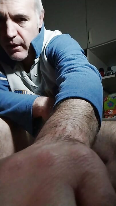 I Jerk off My Cock and Show off My Big Ass Wide Open