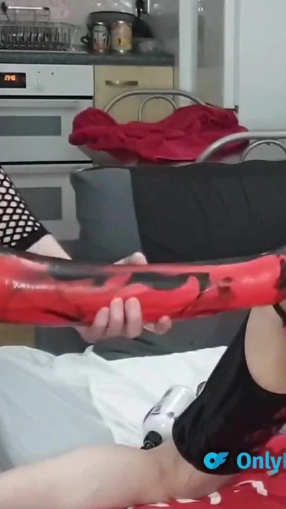 Key moment from "Femdom Lisa Essex extreme anal dildo training with my boy toy."