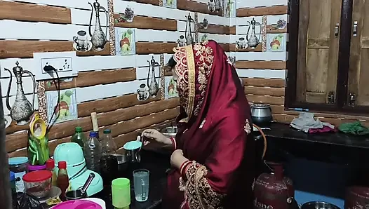 Old man affair with daughter-in -law, when his son was not at home, cum in mouth