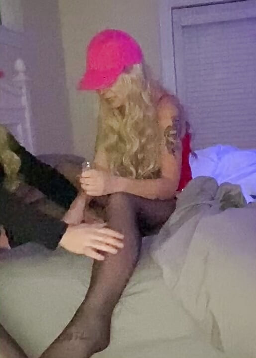 Part 2 Hotwife and Crossdresser hubby in lingerie and stockings have sex talk