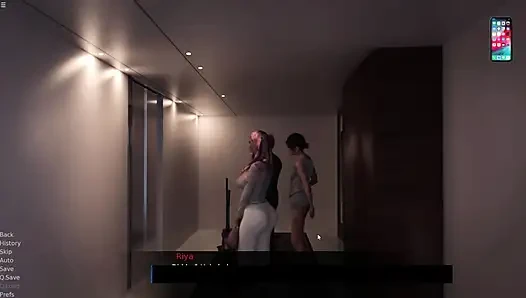 Yasmin üvey kız kardeşi Riya'yı asansörde yaşlı adamla eğlenirken yakaladı