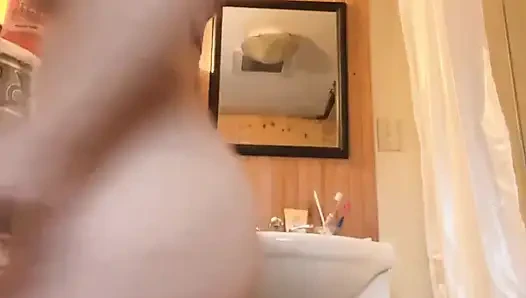 Pee Great Time Then Clean Hairy Pussy by Tap Water