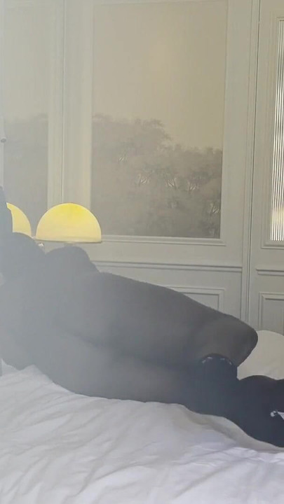 Captivating moment from "CAUGHT DADDY BLACK FUCKING SEXY TATTED MAN"