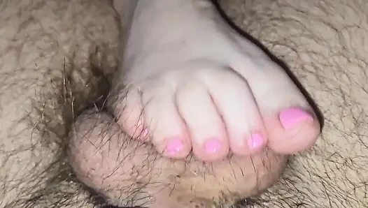 Ayakla mastürbasyon eğlencesi