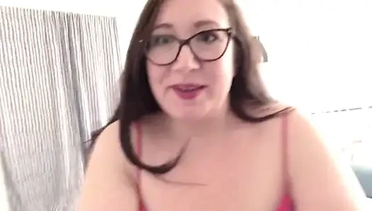 BBW fickt freund von ehemann, doppeldildo-penetration