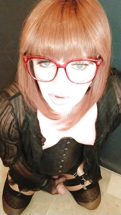 Naughty Latex Crossdresser