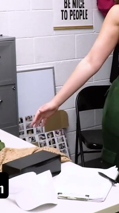 Broke College Student Tries Shoplifting A High-tech Sex - A Dildo That Creams - Shoplyfter | Clip 2