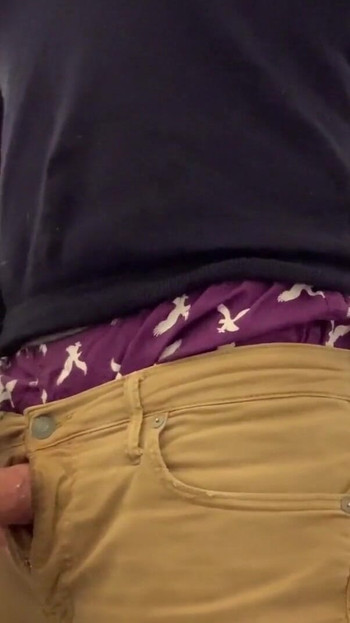 Spectacular moment from "Bathroom Bating and cumming in my sagging jeans and boxers. NICE cum shot. verbal, moaning orgasm!"