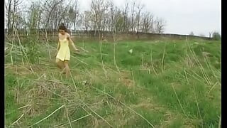 Hot teen moans as she gets a hard fuck in the mud
