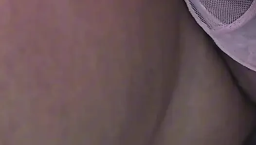 Almost Seen When Creepy Stranger Guy CUMS Hard Inside Girl's Panties Under Her Skirt on Public Bus