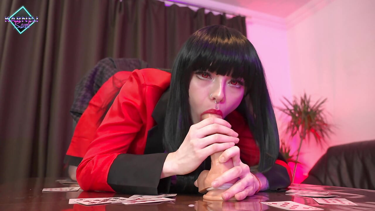 Yumeko Jabami Pleases Her Insatiable Ass
