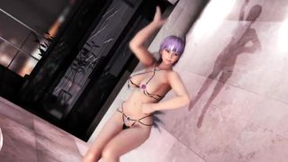 Ayane doing a silly dance