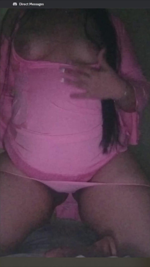 Private Discord video chat with a playful woman - sparks fly on camera