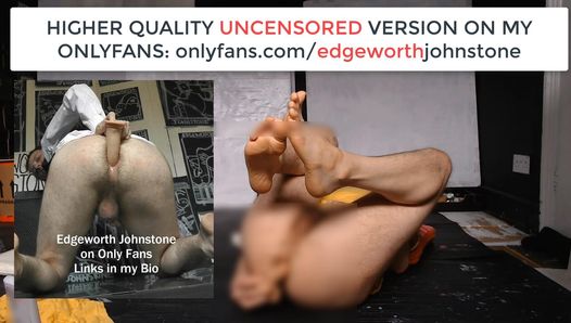 EDGEWORTH JOHNSTONE censurado consolador anal fetiche de pies CAM 1
