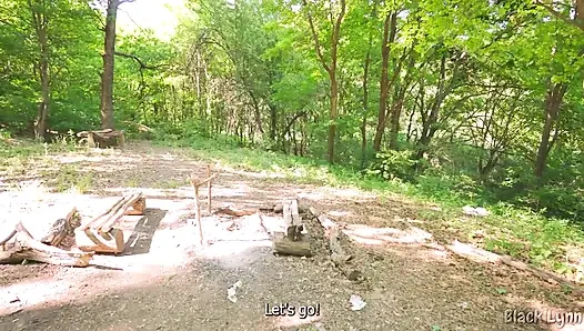 Tam kız arkadaş deneyimi: kamp, balık tutma, yemek pişirme ve açık havada seks!