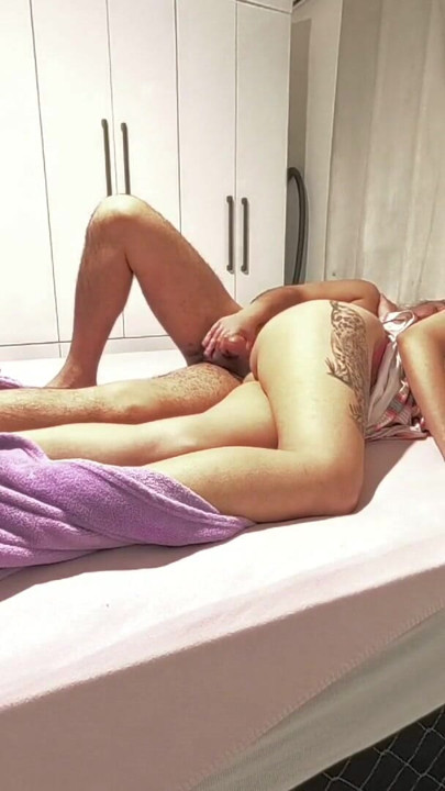 My stepfather visits me at night to cum in my little pussy. | Clip 1