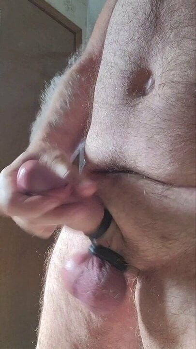 Buddy jacking his thick dick