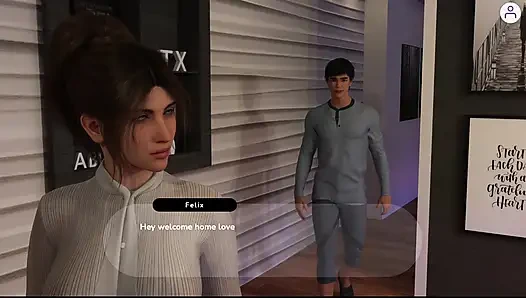 Uçucu bir evlilik 6 Felicia o kadar azgın ki mastürbasyon yapmak zorunda kaldı
