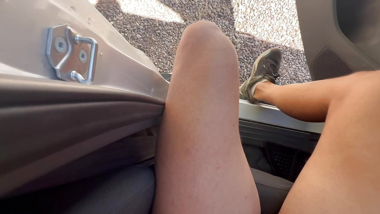 Open Parking Naked Masturbation