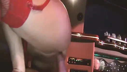 Babes Sex Mission Scene-4_trio of Horny Brunette and Blonde Having Sex Together in the Limousine