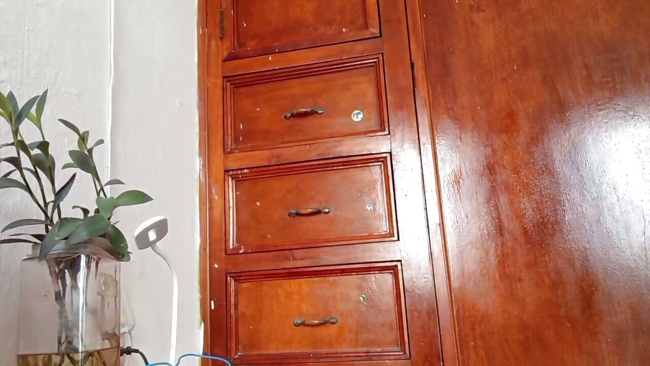 Mother in Room Shows Pants