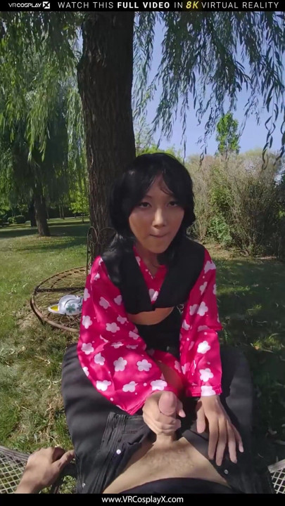 VRCosplayX Demon Slayer Mai Thai As Yaiba Makomo Became Hot And Lustful As Much As She Is Dangerous Part 1 | Clip 1