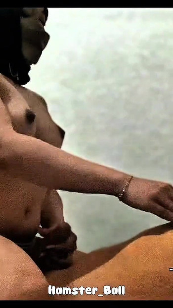 Latest POV Cam Video of a Malay Hijab Handjobbing My Big Cock | Clip 3