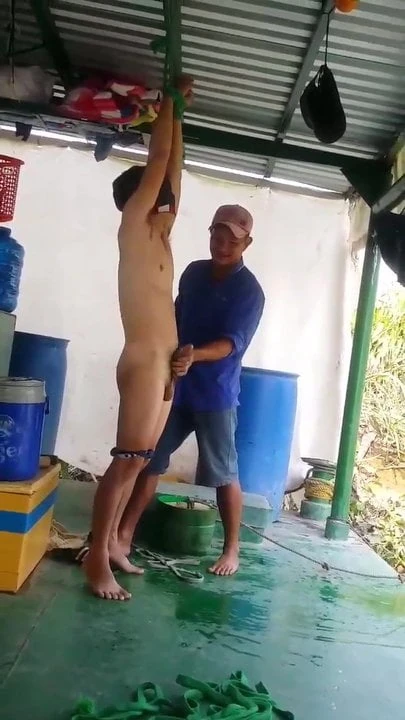 masturbating hard by a man