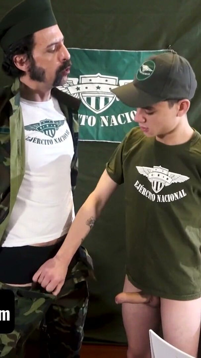 Latin Army Catches Private Playing With a Dildo & Fucks Him With a Bigger One | Clip 2