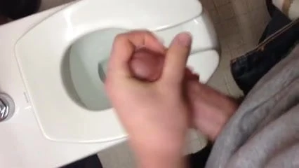 Cum in girls bathroom