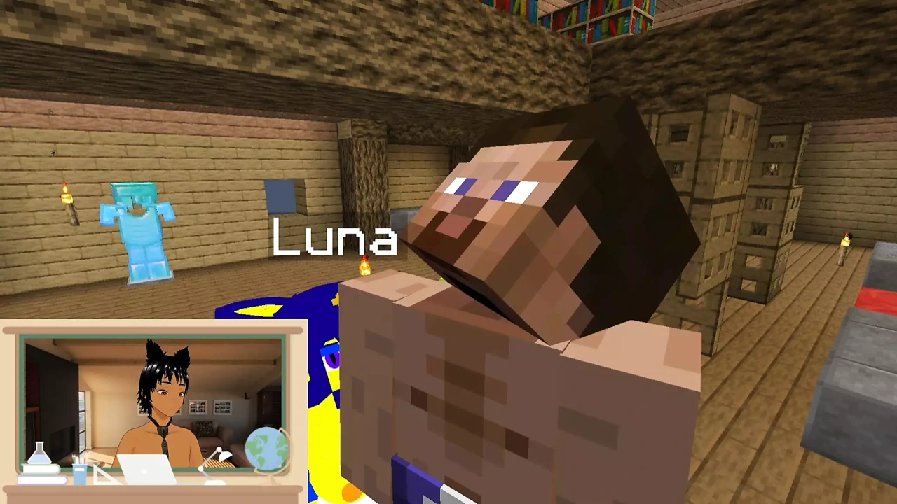 Jenny Mod Minecraft Ankha和她非常香港，准备操和骑鸡巴