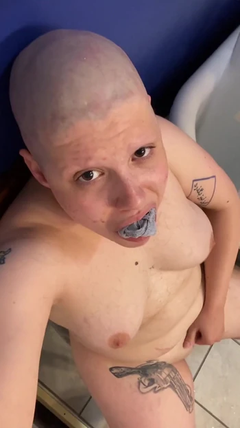 Memorable moment from "Hairless Whore - Adama Daat Amateur Fetish Head and Brow Shave"