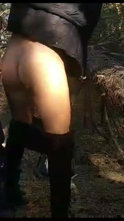 Key moment from "He fed his neighbor with sperm, and then fucked in the forest"