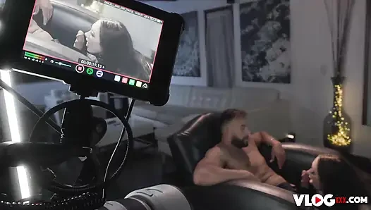 Sage Hunter Welcomes A Huge Dick Deep Inside Her Tight Pussy